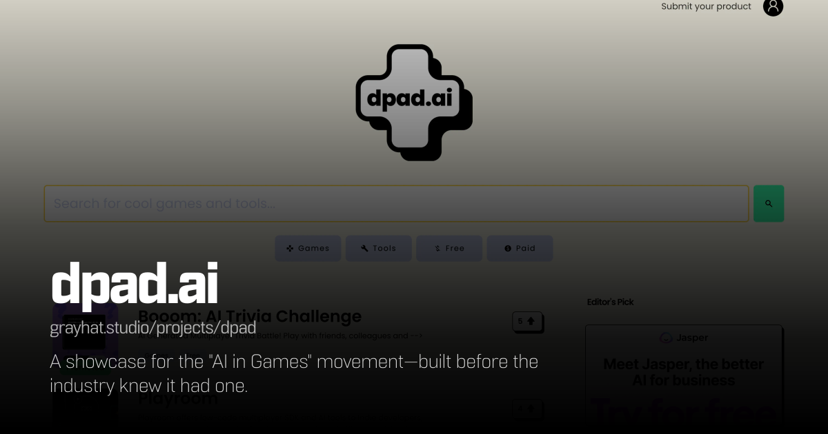 dpad.ai | Grayhat Developers | © 2026 | Pakistan